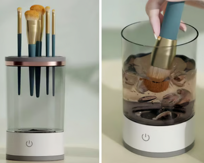 Women Eye Shadow Brush Cleaning Tool Portable Electric Makeup Brush Cleaner Machine With USB Charging Automatic Cosmetic Brush