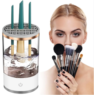 Women Eye Shadow Brush Cleaning Tool Portable Electric Makeup Brush Cleaner Machine With USB Charging Automatic Cosmetic Brush